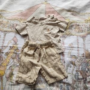 Wheat Organic Cotton Baby Set